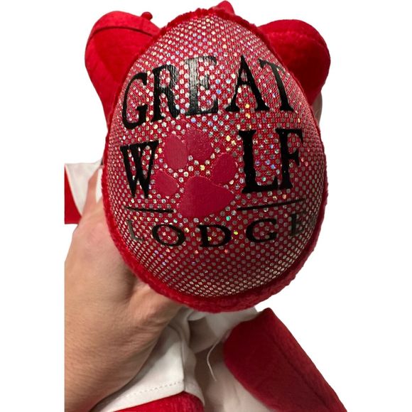 Build A Bear MagicQuest Red Dragon Ellie Plush Great Wolf Lodge w/ Outfit Rare - Picture 6 of 8